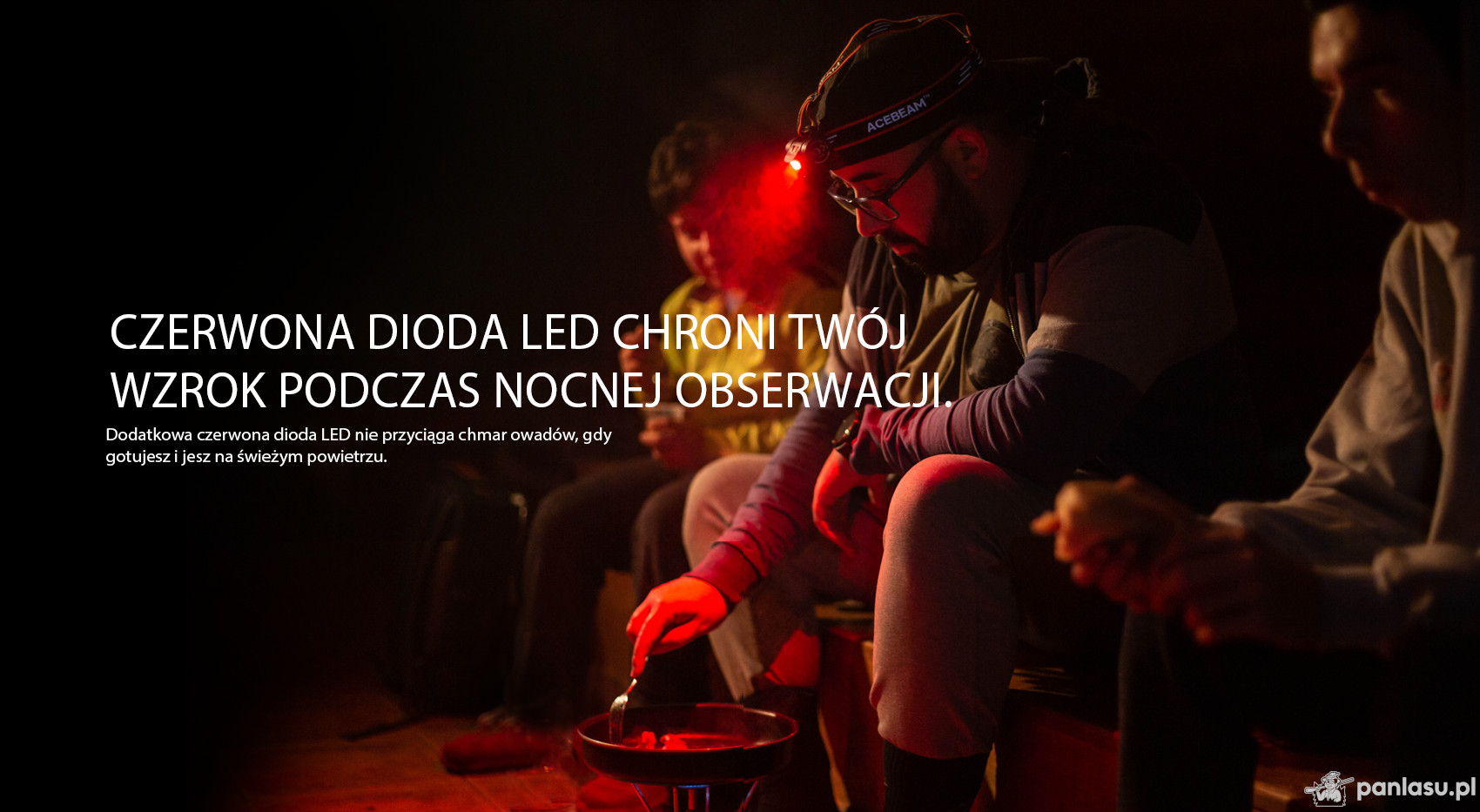 AceBeam H30 R+CRI, 4000 lm, 5000K, black - Latarka czołowa LED, czarna