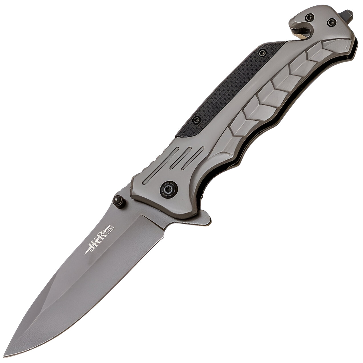JKR PRO Nóż składany, 9 cm, tytan, G10, czarny