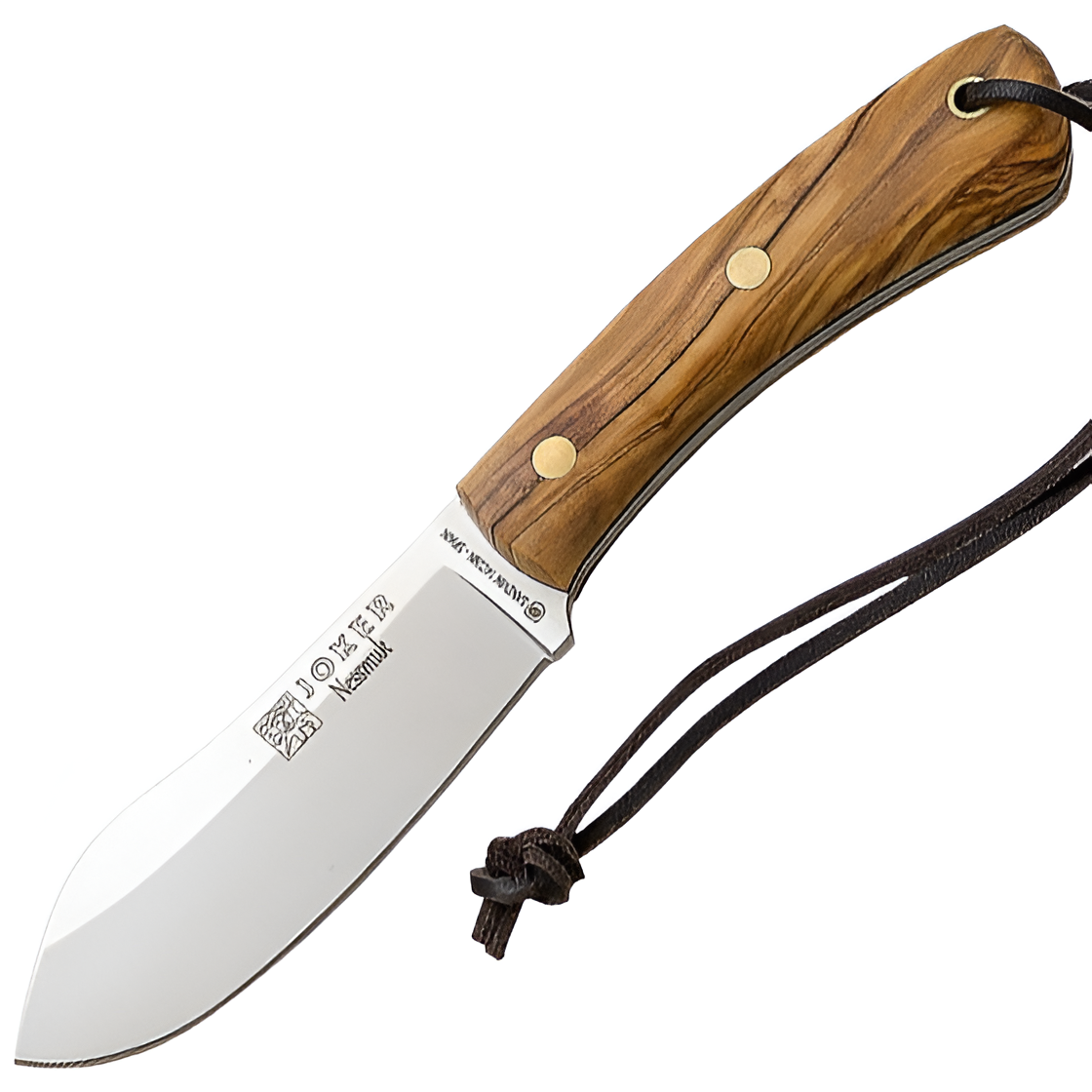 Joker Nessmuk - Nóż bushcraftowy, 11 cm, drewno oliwne