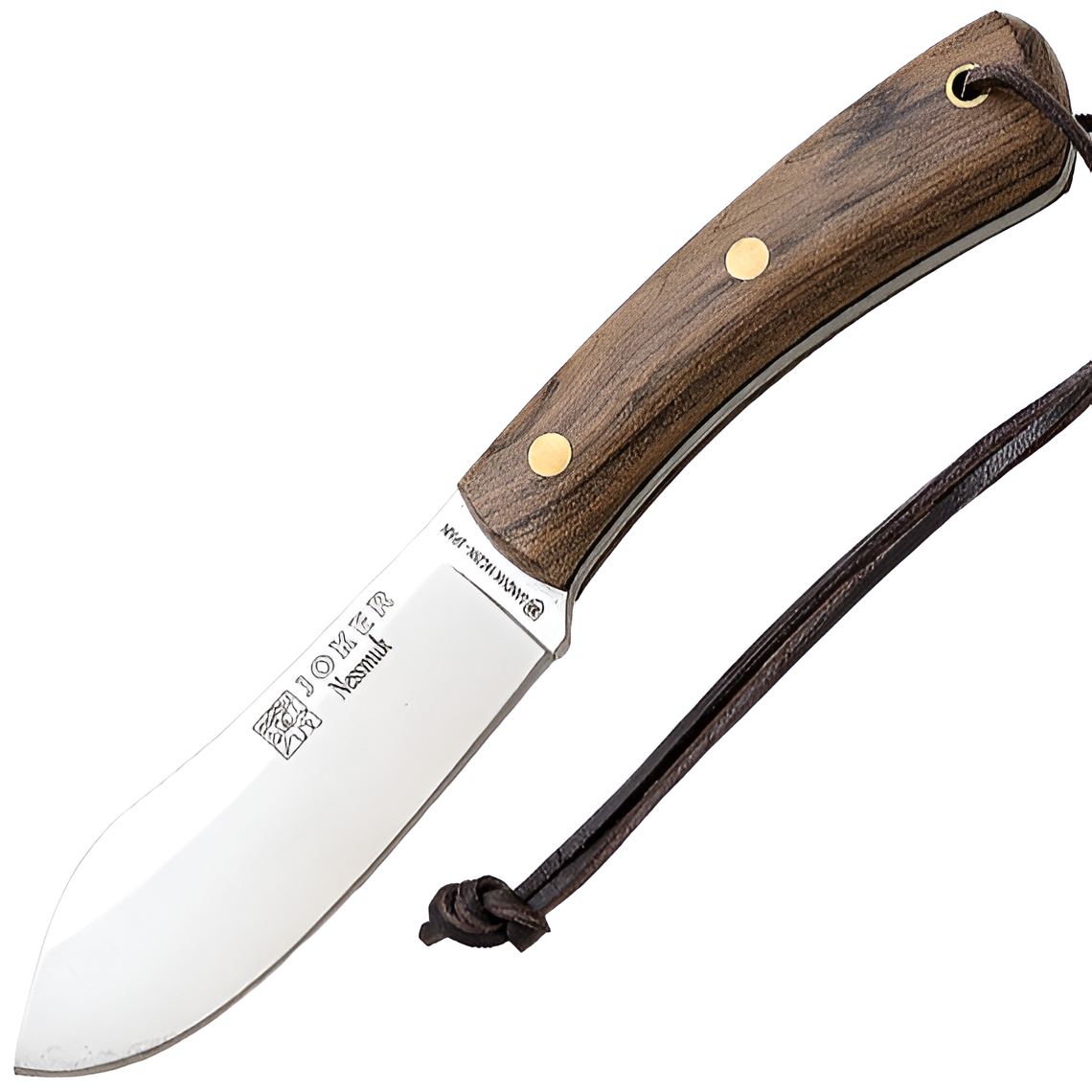 Joker Nessmuk - Nóż bushcraftowy, 11 cm, drewno orzechowe