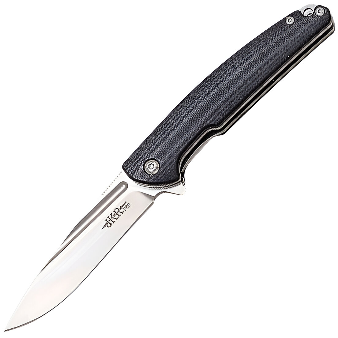 JKR PRO Nóż składany, 8,2 cm, G10, czarny