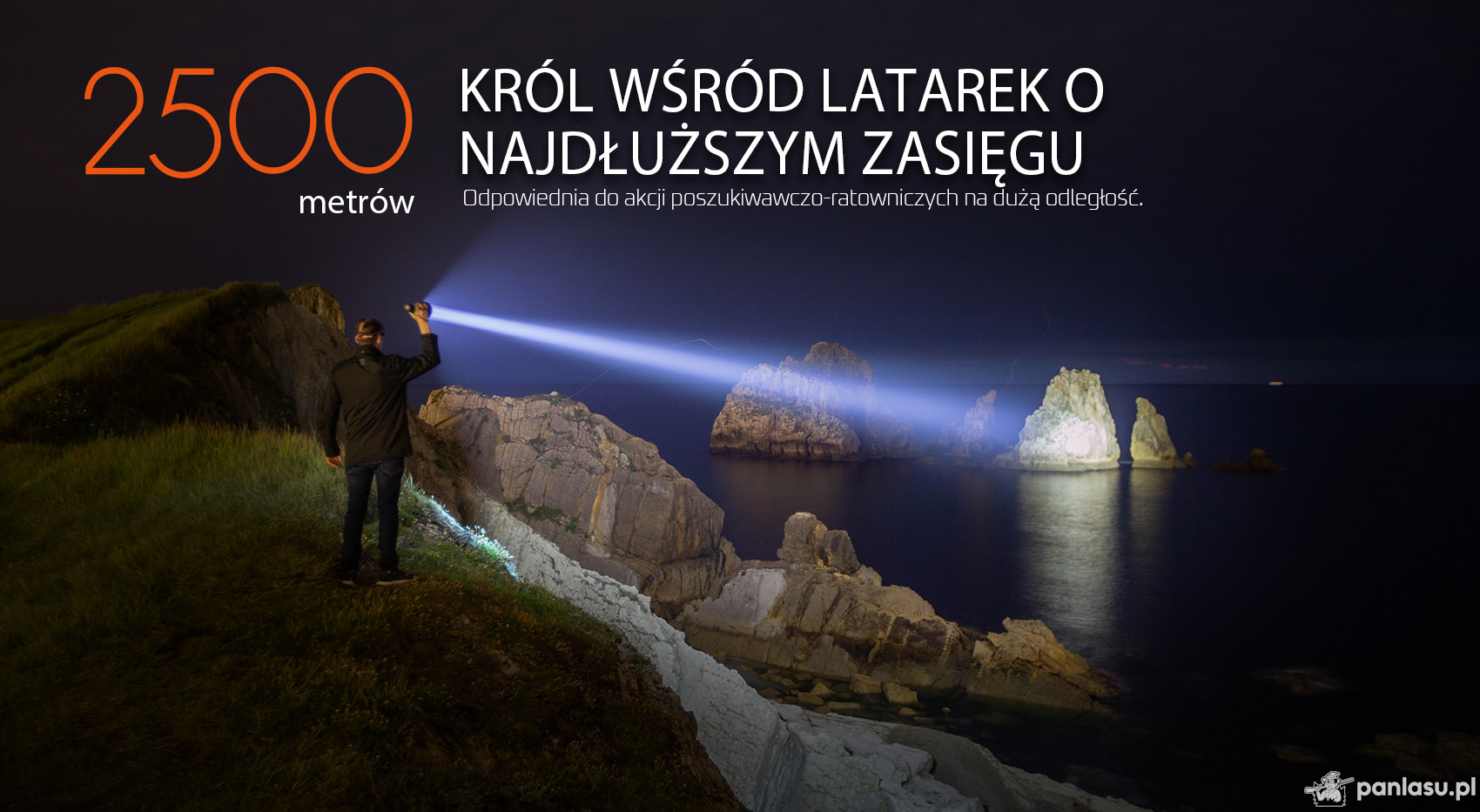 AceBeam K75 2.0, 6300 lm, czarna - latarka LED