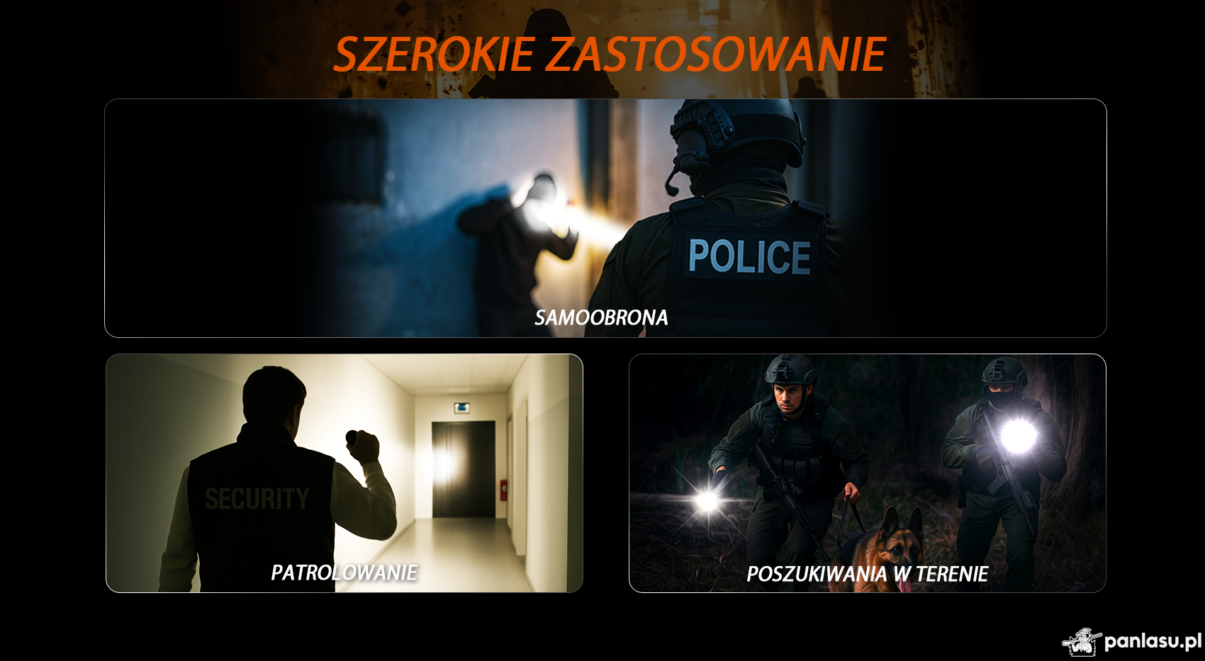 AceBeam W10 Pro, 750 lm – Taktyczna latarka LEP, czarna